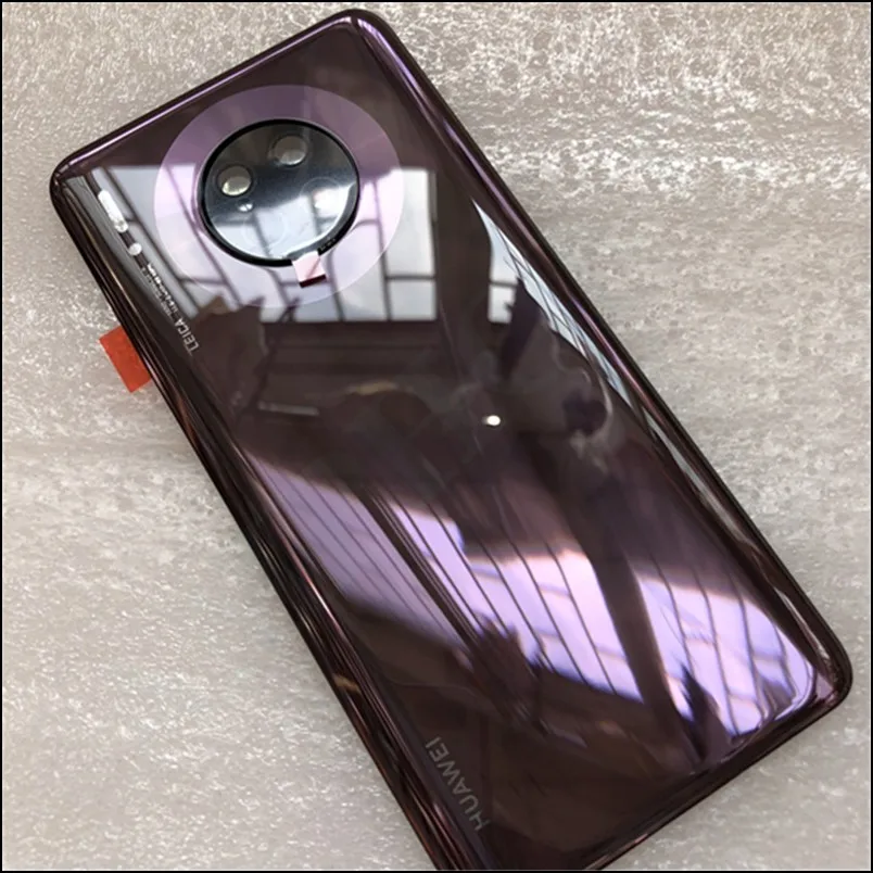 

New Original Tempered Glass Back Cover For Huawei Mate 30 Spare Parts Back Battery Cover Door Housing+Camera frame+Flash cover