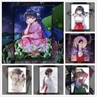 WTQ InuYasha Холст Картина Kikyo Sango Higurashi Kagome аниме плакаты Настенный декор настенное Искусство Картина Декор для дома