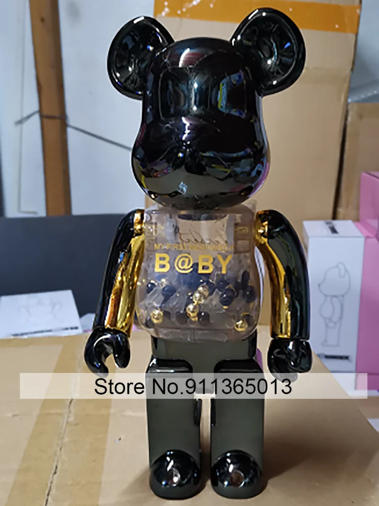 

Bearbricklys 28cm 400% Bear&bricklys Toy B@By Blocks Bear Toy Action Toy Figures Garage Kits Dolls Kids Toys