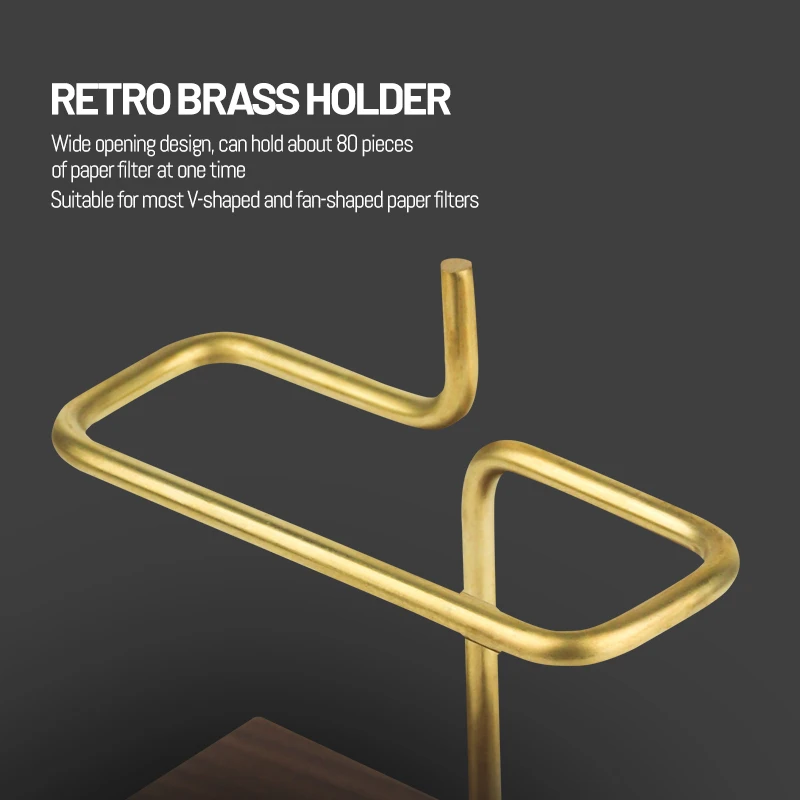 Держатель для фильтра кофе V60 ручной держатель хранения фильтров | Дом и сад