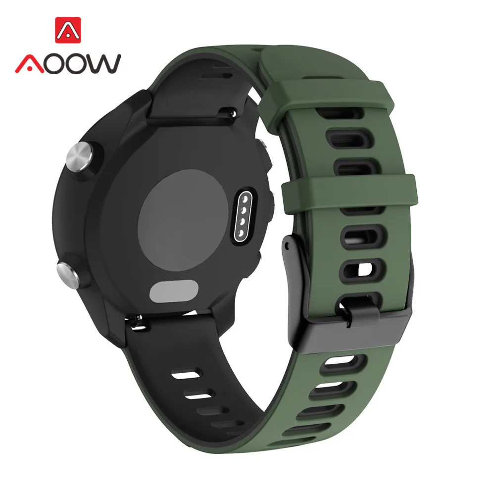 20 мм спортивный силиконовый ремешок для часов samsung Galaxy Watch Active2 40 мм 44 мм 42 мм Active 2 Garmin Amazfit huawei Band ремешок Correa