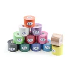 Кинезиологическая лента 12 шт.лот, спортивные ленты, водонепроницаемая клейкая лента для колена, плеча, лодыжки, локтя, 2,53,85710 см