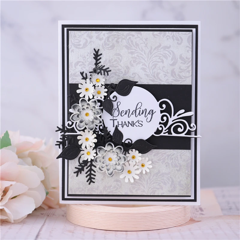 Кокороса кружева круг штампы металла резки для скрапбукинга карты делая альбом