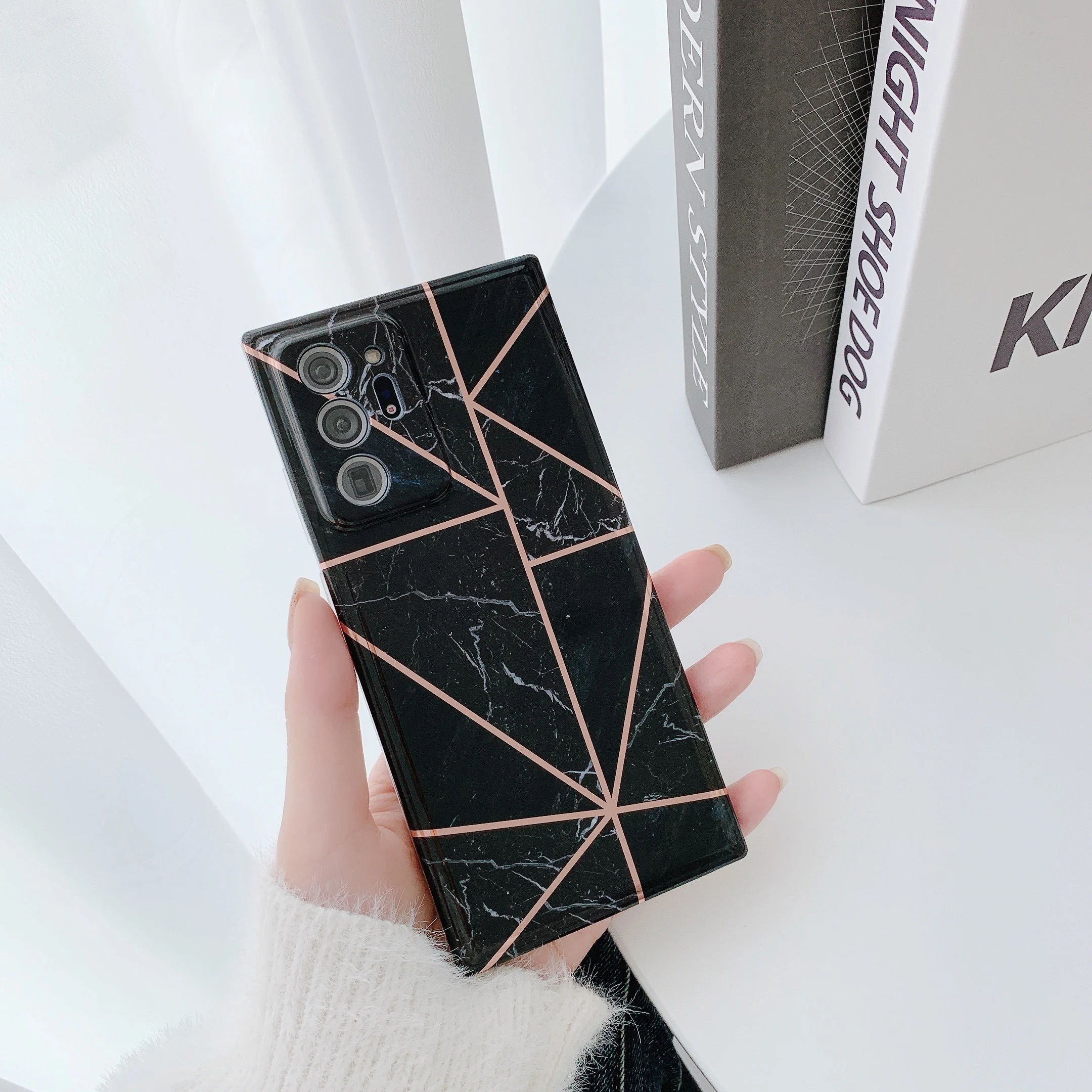 

Luxury Bronzing Marble Soft Silicon Phone Case for Samsung Galaxy S8 S9 S10 S20 FE Plus Note 8 9 10 Pro 20 Ultra S21 S30 Cover