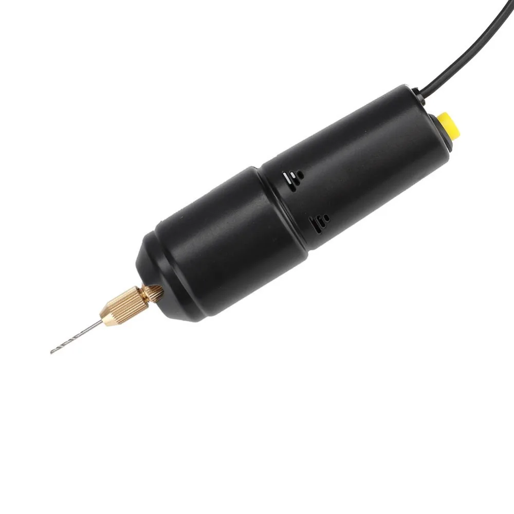 5 в 18 Вт Электрическая дрель с usb-кабелем, портативная мини маленькая ручная микро USB дрель с 3 шт. битами DC 5 В, набор мини-ручных сверл