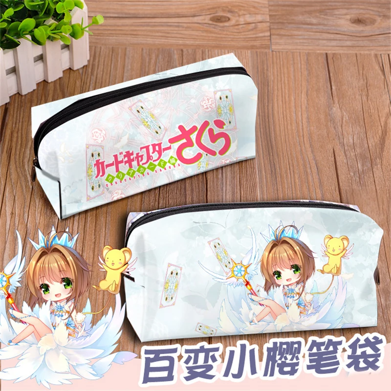 Чехол для карандашей с принтом японского аниме 1 шт. |