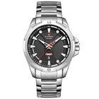 Новинка 2021, Роскошные мужские часы NAVIFORCE из нержавеющей стали, повседневные модные водонепроницаемые светящиеся кварцевые аналоговые часы с календарем