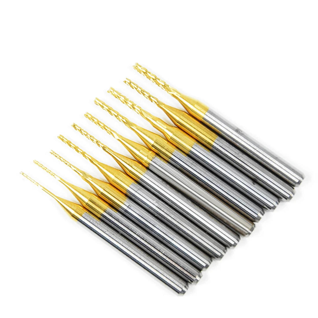

Useful0.8mm-1.6mm Titanium Coated Carbide Milling Cutter Engraving Edge Cutter CNC Router Bits End Mill for PCB Machine