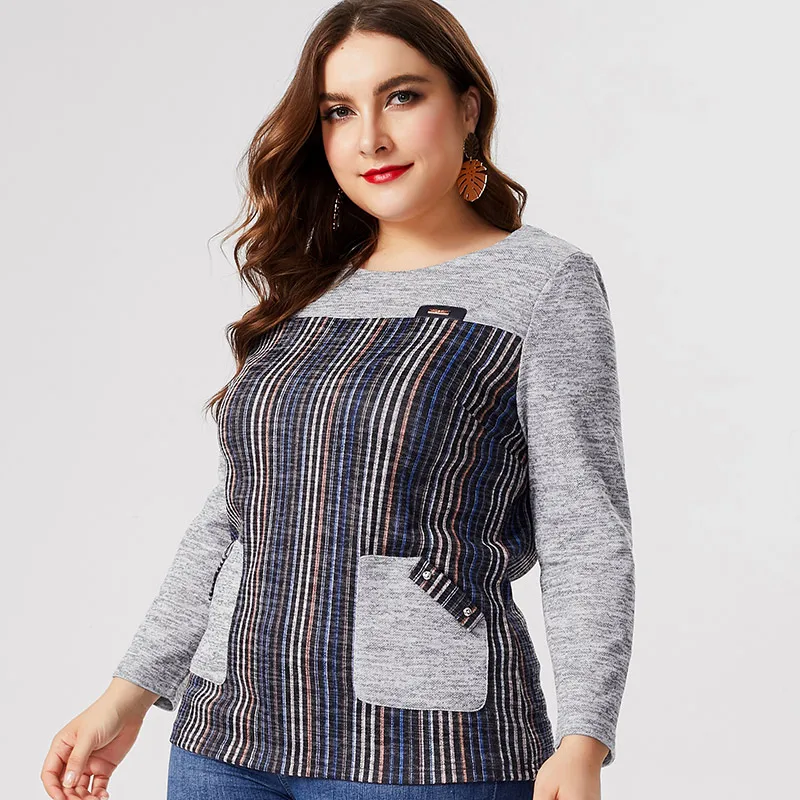 MG 2019 осенне зимняя женская футболка с длинным рукавом для офиса и леди модные