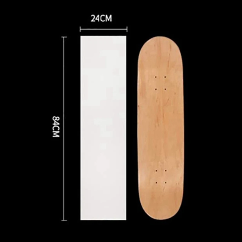 9inch X 33inch Clear Skateboard Sandpaper 2 Pack Bubble Free Waterproof Scooter Grip Tape Longboard Griptape | Спорт и развлечения