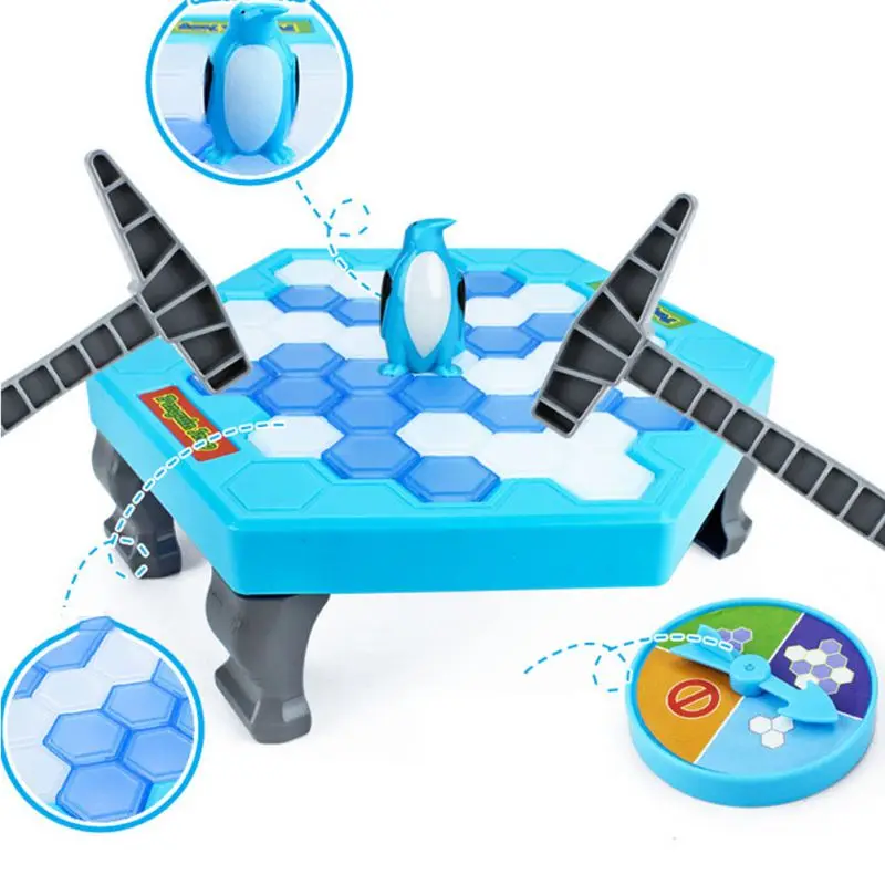 

Мини-Пингвин ловушка настольная игра ледяная Битва Сохранить Пингвин Вечерние игры родитель-ребенок Интерактивные развлечения настольные...