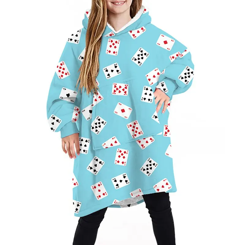 

Hoodie Sweatshirt For Women Men Oversize Hoody Sweatshirt Blanket Coats Comfy Pullover Christmas Warm Homewear