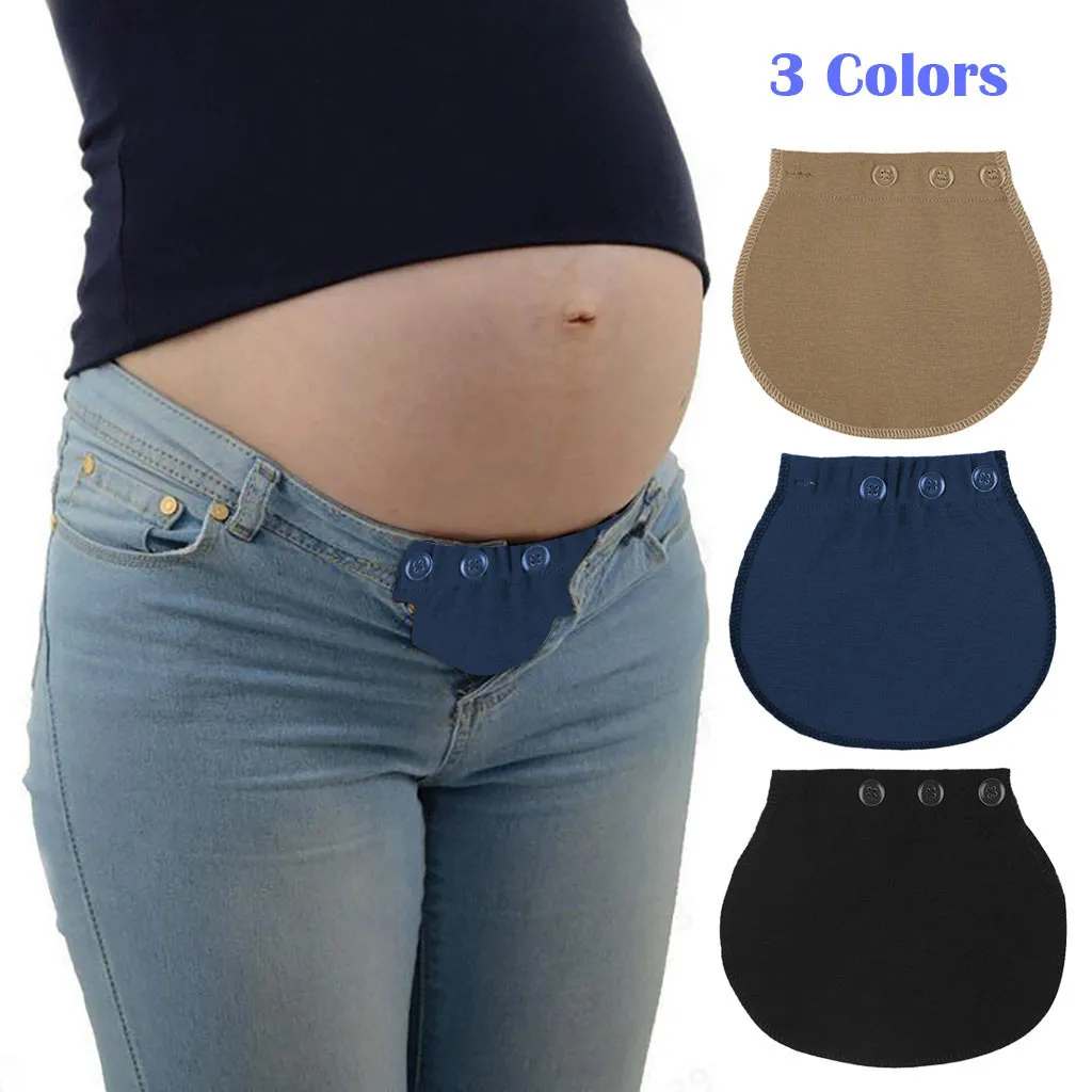 

Maternity Pregnancy Waistband Belt Extender Adjustable Elastic Pants Waist Extender Clothing Pants For Pregnant Sewing Accessor