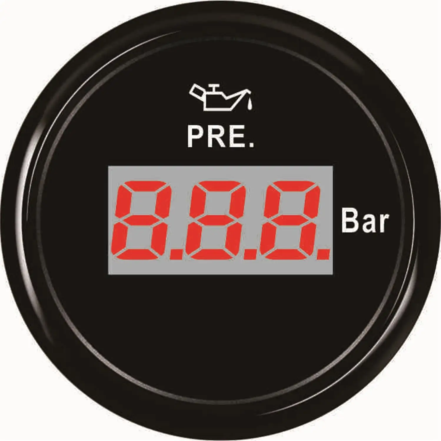 0-10bar Упаковка из 1 нового NPT-1/8 Механический датчик давления масла s NPT1/8 M10X1 датчик резьбы для 5 бар 10 бар датчик давления топлива - Цвет: 0-10bar