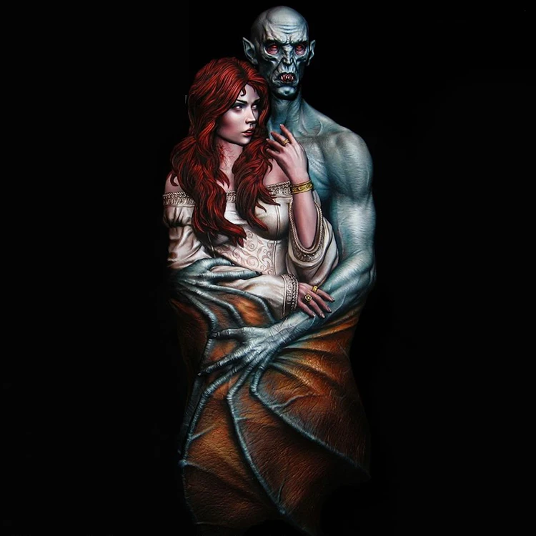 

1/10 Resin Model Bust GK Beauty & The Beast Science fiction theme Unassembled and unpainted kit