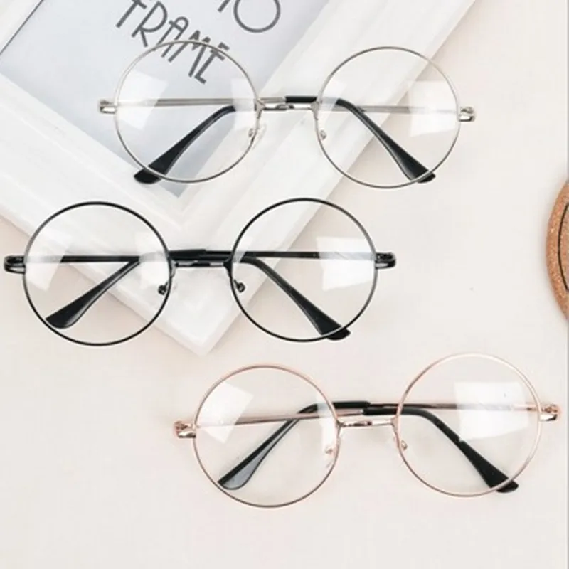 Модные винтажные Ретро очки с прозрачными линзами женские и мужские модные