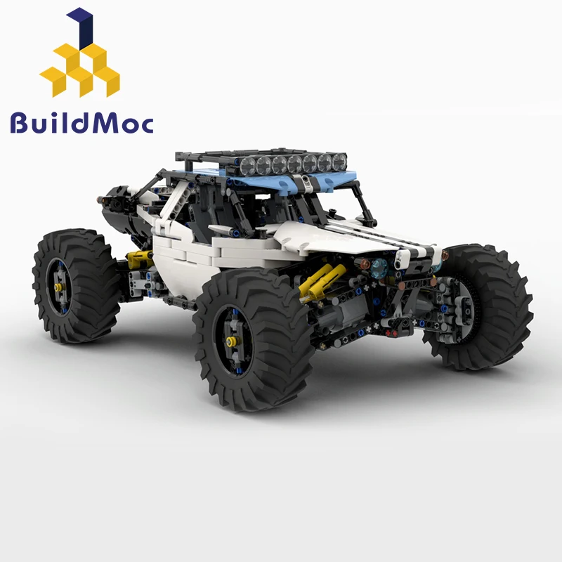 BuildMoc An4WD RC багги для MOC 19517 legginglys строительные блоки набор игрушек сделай сам