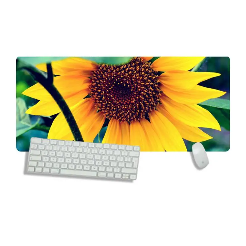 

Beautiful sunflower Comfort Mouse Mat Gaming Desk Table Protect Game Office Work Mouse Mat pad X XL Non-slip Laptop Cushion