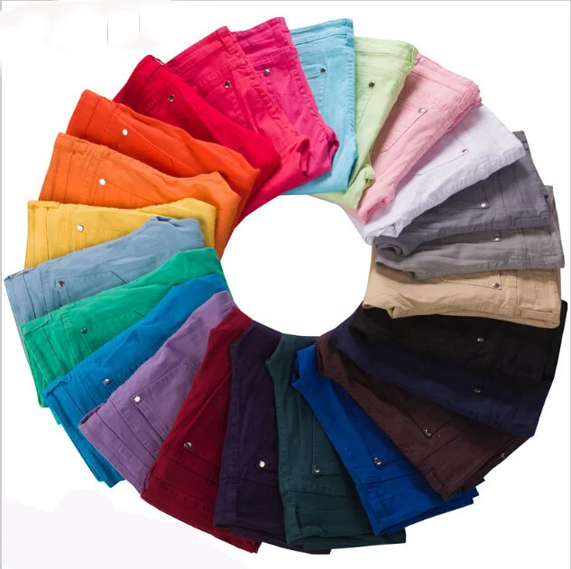 

high waist jeans women fashion autumn style Casual Candy Color Pencil Legging Skinny Pants Trousers jeans for Women 344#