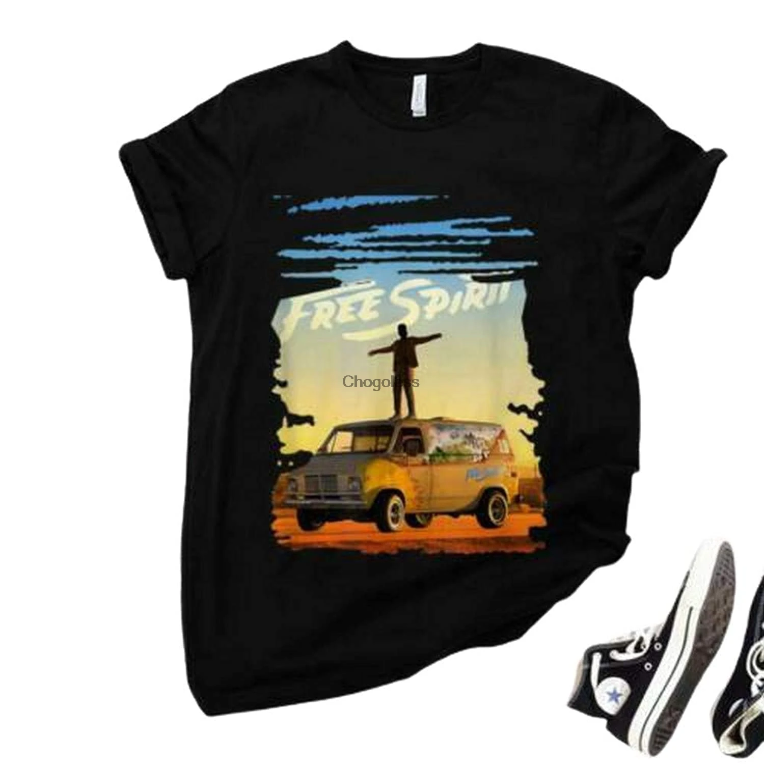 

KHAlid FreeSpirit T Shirt Classic Unisex TShirt for Man and Woman Black