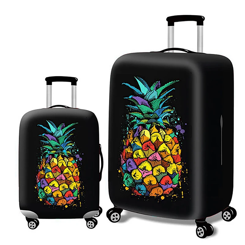 Женский и мужской чехол для багажа на молнии с принтом пыленепроницаемый