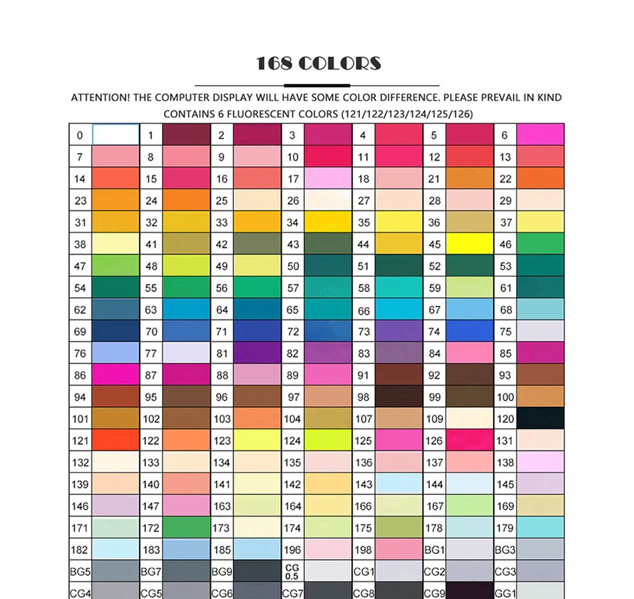 168 цветов маркеры TouchFive скетч с двойной головкой профессиональные художественные