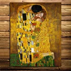 Gustav Klimt, лучшая картина, Картина на холсте, принты для гостиной, украшение для дома, современные украшение на стену, живопись маслом постеры, картины, искусство