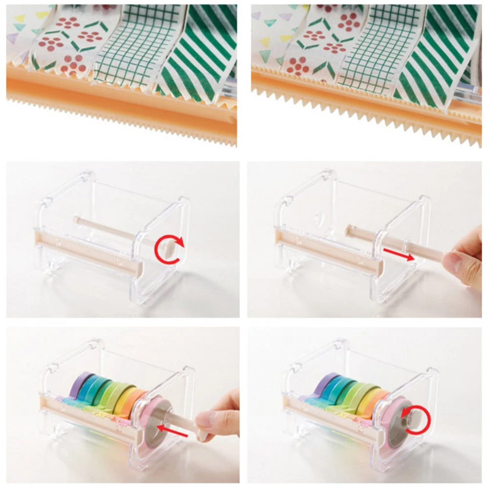 Креативная настольная бумажная лента резак держатель диспенсер рукоделие