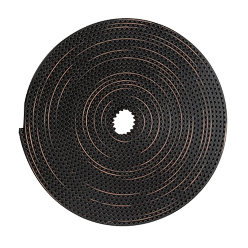 

2GT 9RF Timing Belt Open Fiberglass Rubber Synchronous Belt Width 9mm Length 2 M