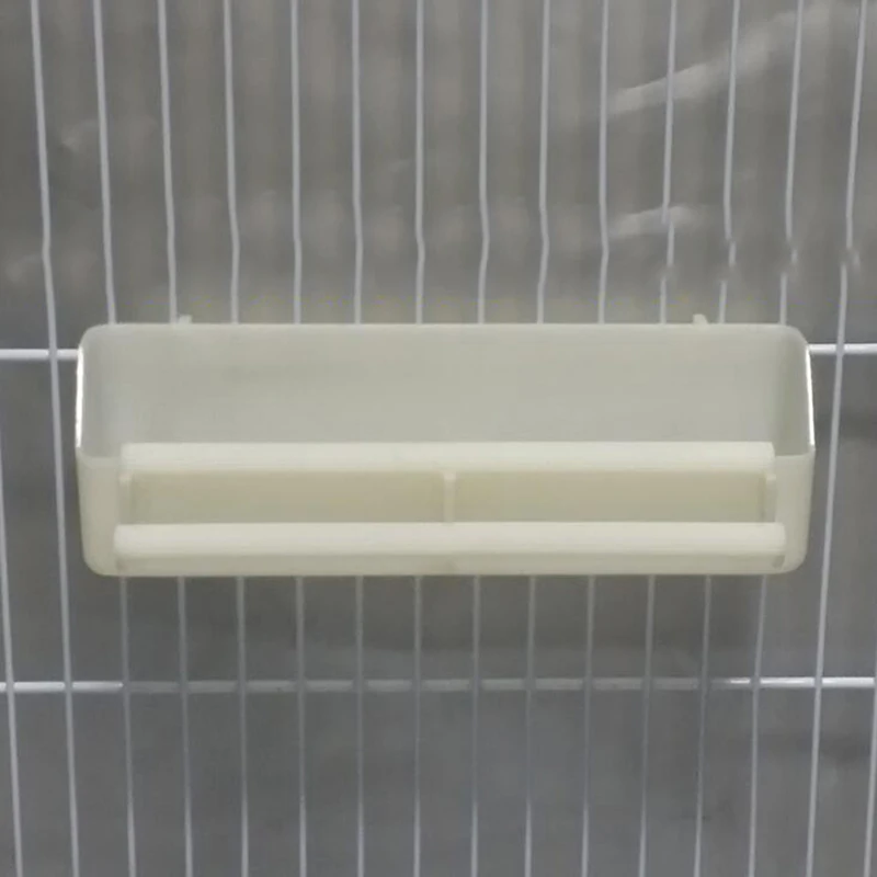 2 в 1 пищевая чаша для воды двойная чашка кормления пластиковая клетка птиц