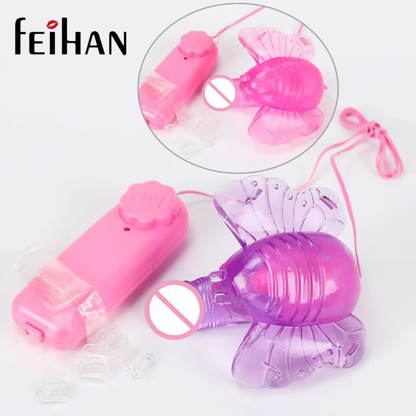 Переносной фаллоимитатор бабочка для женской мастурбации вибратор стимуляции