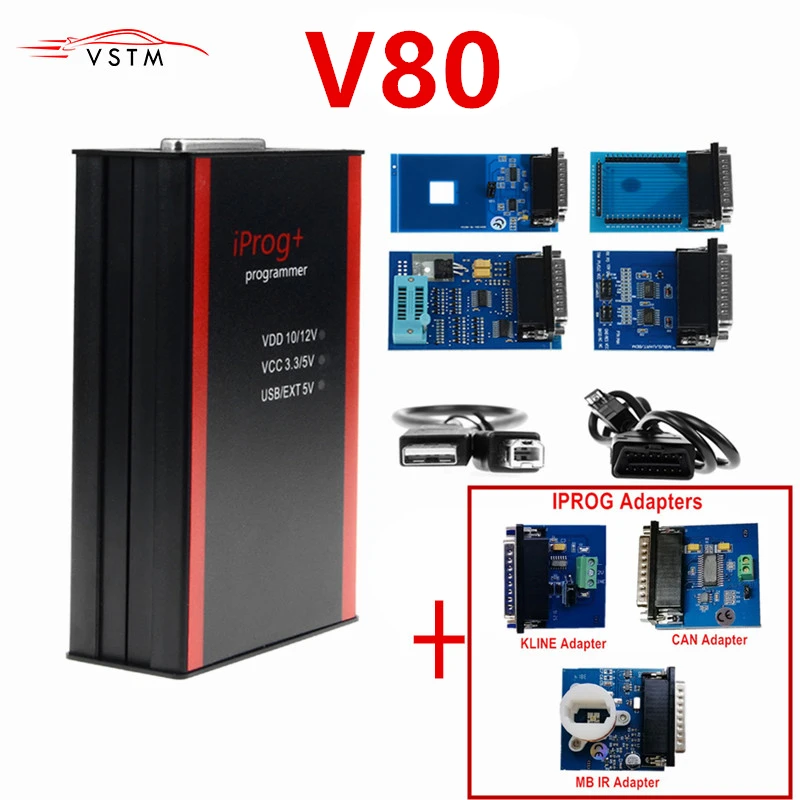 Iprog+ V80 Iprog Pro программист поддержка IMMO коррекция пробега+ сброс подушки безопасности до года Замена Carprog/Full/Digiprog