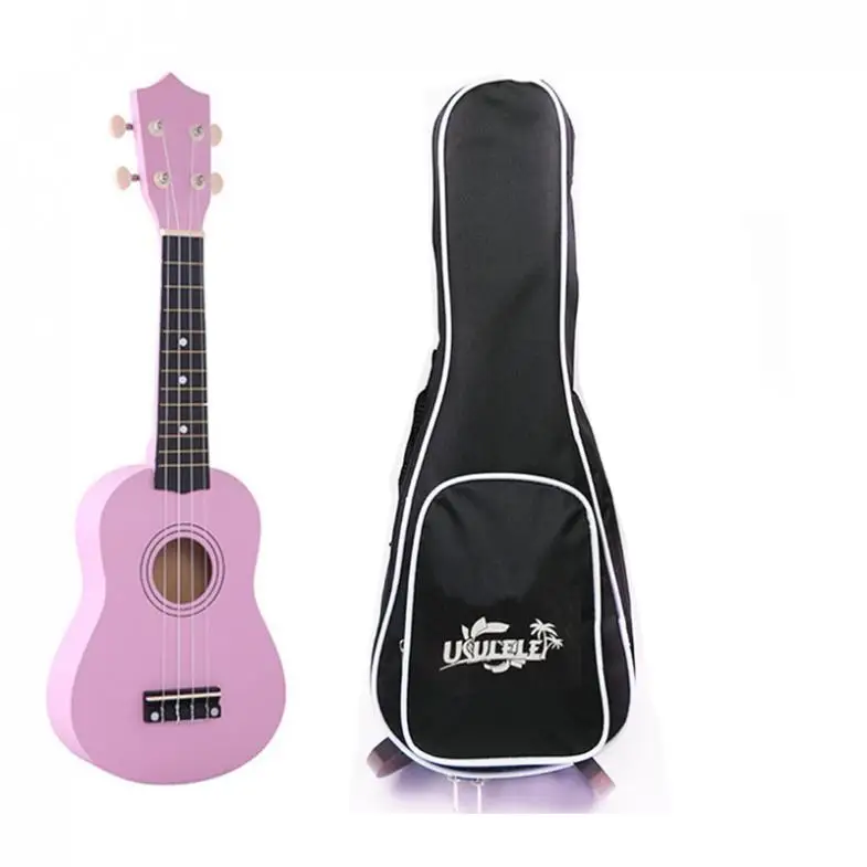 Портативное Гавайская гитара из липы 21 дюйм четыре струны + сумка тюнер Струны