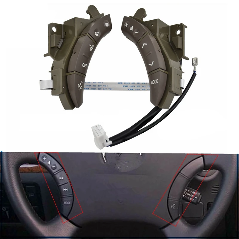 

Car Steering Wheel Control Switch Button for Toyota Highlander Land Multifunction Audio Cruise 75B037 84247-58010
