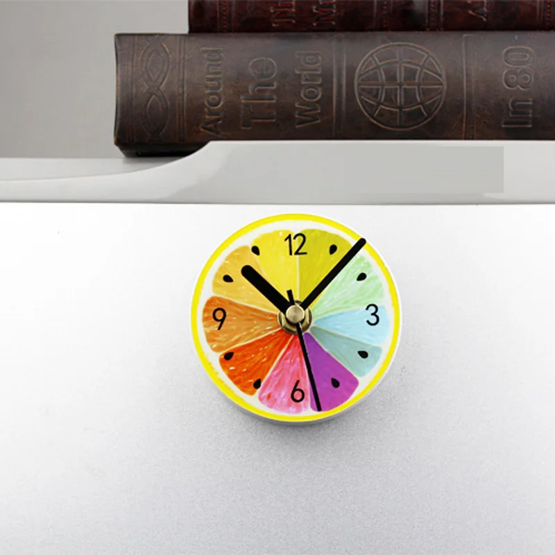 New Fruit Fridge magnet Wall Clock Lime Modern Kitchen Watch Home Decor Art Timepieces Desk bell | Дом и сад
