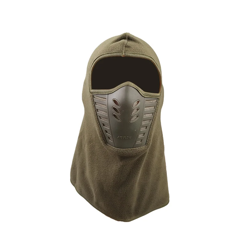 Зимняя теплая мотоциклетная маска для лица шейный шарф фильтры из активного угля