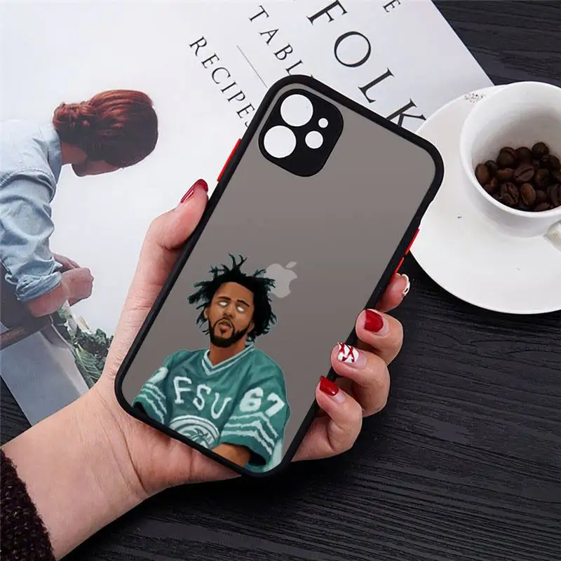 

Y61 Rapper J. Cole luxury Phone Case funda matte transparent For iphone 7 8 11 12 plus mini x xs xr pro max cover