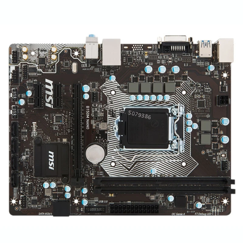 Материнская плата MSI B150M NANO Intel B150 LGA 1151 DDR3 32 ГБ Micro ATX PCI-E 3 0 SATA | Компьютеры и офис