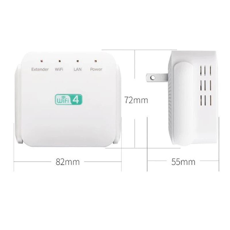 Wi-Fi ретранслятор Беспроводной маршрутизатор AP Repeater Client Bridge IEEE 802 11 b/g/n 300 Мбит/с Mini