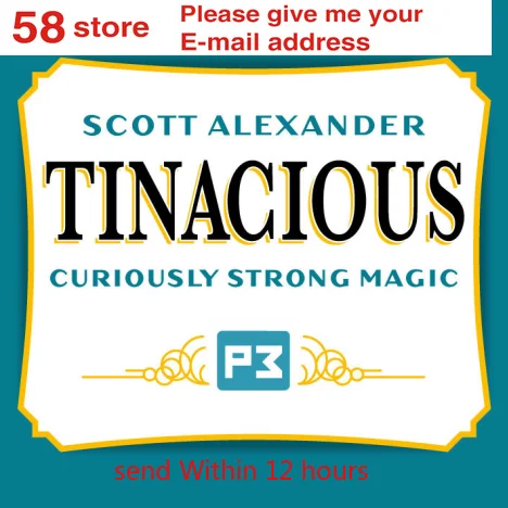 

2020 TINacious by Scott Alexander, magic tricks