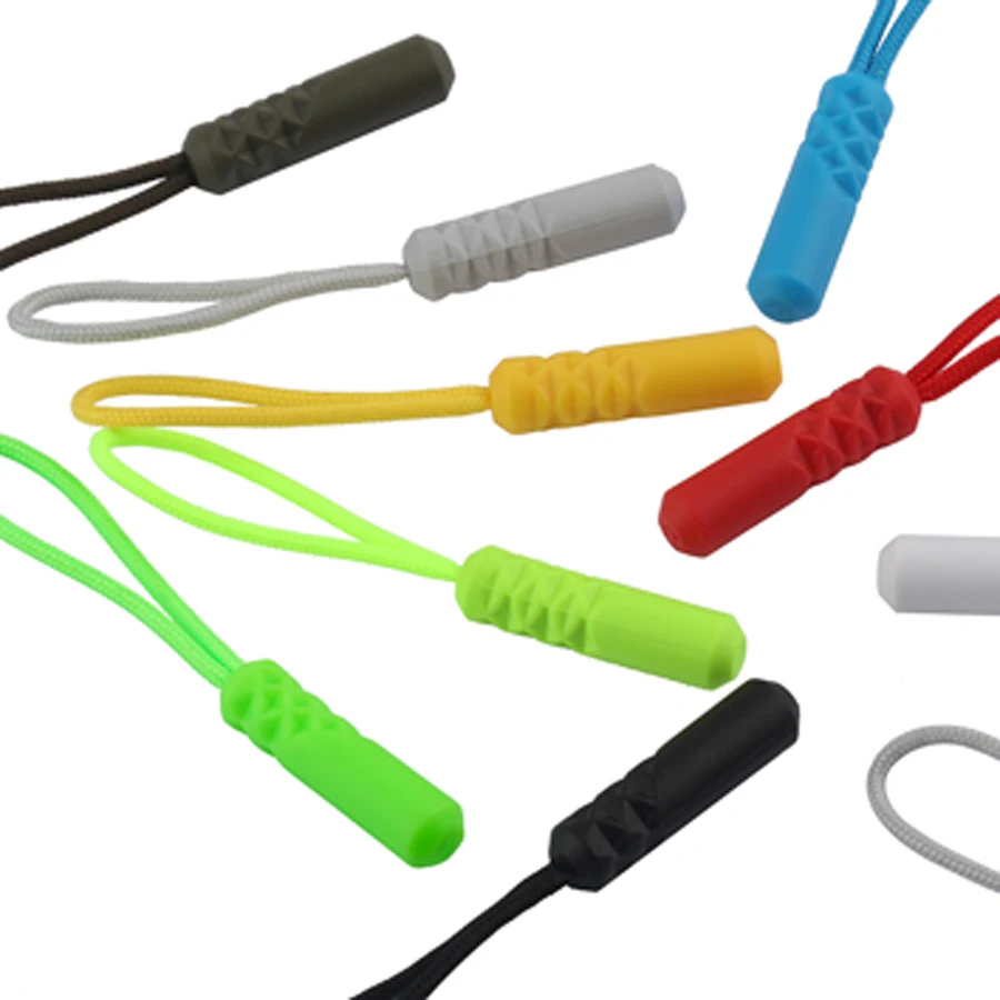 10 шт. многоцветные застежки молнии из силиконовой резины|Бегунки для молнии| |