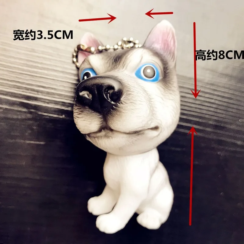 Брелок с куклой Хаски Тедди брелок подвеской в виде собаки милый мультяшный для