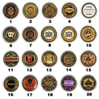 Металлический протектор для покерной карты, открытки с изображением звезд металлический сувенир, ремесло, фишки для покера, дилер, монеты, покерная игра, Hold'em аксессуары