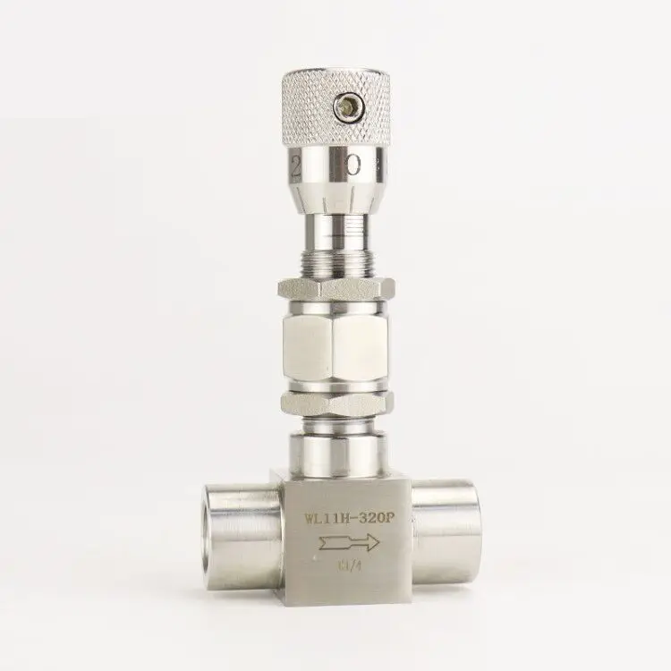 G 1/8 &quot1/4&quot NPT 1/2 &quotигольчатый клапан из нержавеющей стали 304 микрорегулирующий
