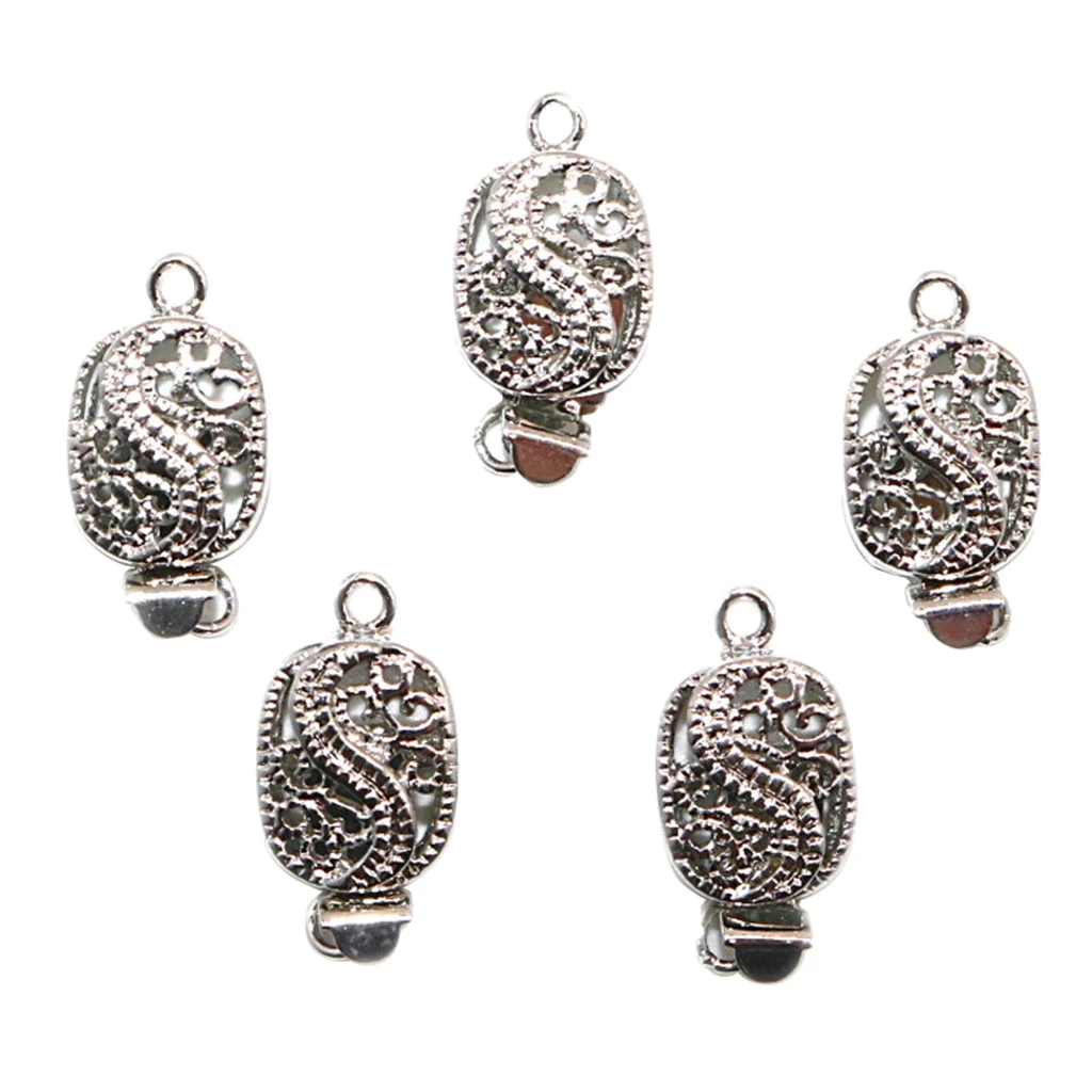 5 шт. медная коробка застежки для ювелирных изделий DIY Дракон шаблон филигранный