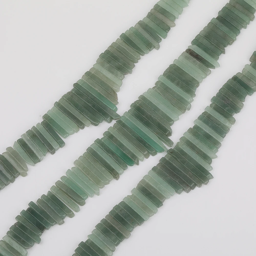 

Approx 80pcs/Strand Facted Freeform Green Aventurines Graduated Loose Beads Necklace Pendant Statement Jewelry Making HS-04AMBE