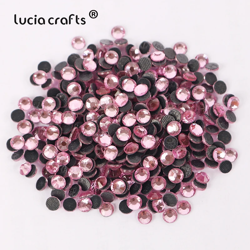 Стразы Lucia Crafts 2/3/4/5/6 мм с плоской задней стороной железные стразы из хрустального
