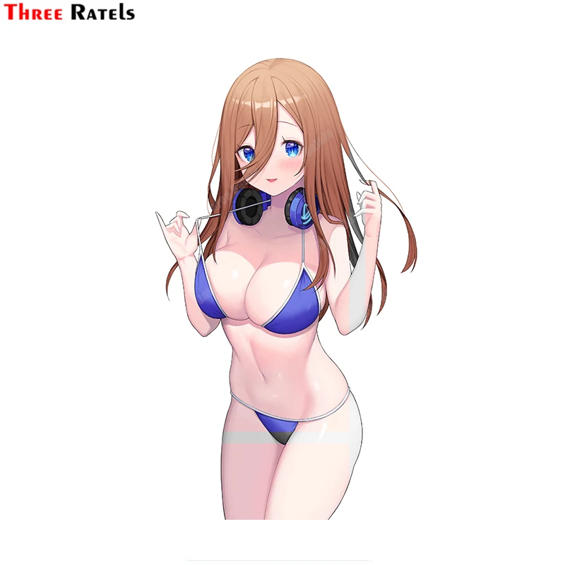 Three Ratels A677 Nakano Miku Go Toubun No Hanay Stickers Toys For Mobile Phone Laptop Luggage Skateboard Anime Decal | Автомобили и