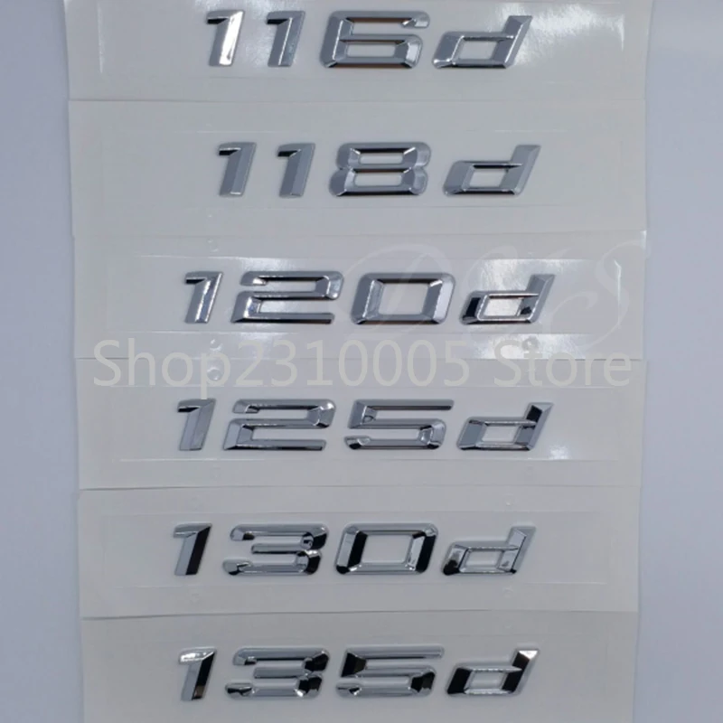 Хромированный 116d 118d 120d 125d 130d 135d автомобильный Стайлинг Задняя Крышка багажника