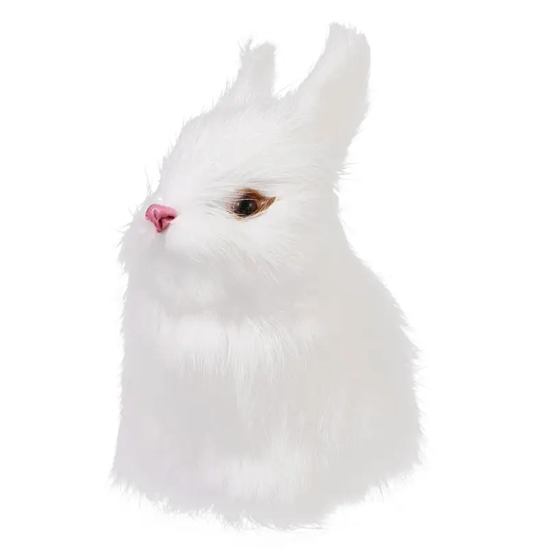 1 шт. имитация кролика реалистичный Настольный Миниатюрный Мини кролик подарки